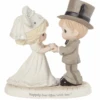 Disney Precious Moments Happily Ever After Wedding Couple Figurine New With Tag