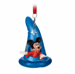 Disney Sketchbook Mickey Sorcerer's Hat Fantasia Christmas Ornament New With Tag
