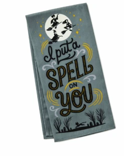 Hallmark Halloween Disney Hocus Pocus I Put A Spell On You Tea Towel New W Tag