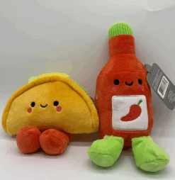 Hallmark Valentine Better Together Taco And Hot Sauce Magnetic Plush New W Tag -I Love Characters 8f6d7f37 a351 5b3e 9b5c b22378249620