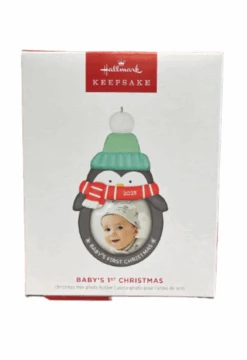 Hallmark 2023 Keepsake Baby's 1st Photo Frame Christmas Ornament New With Box