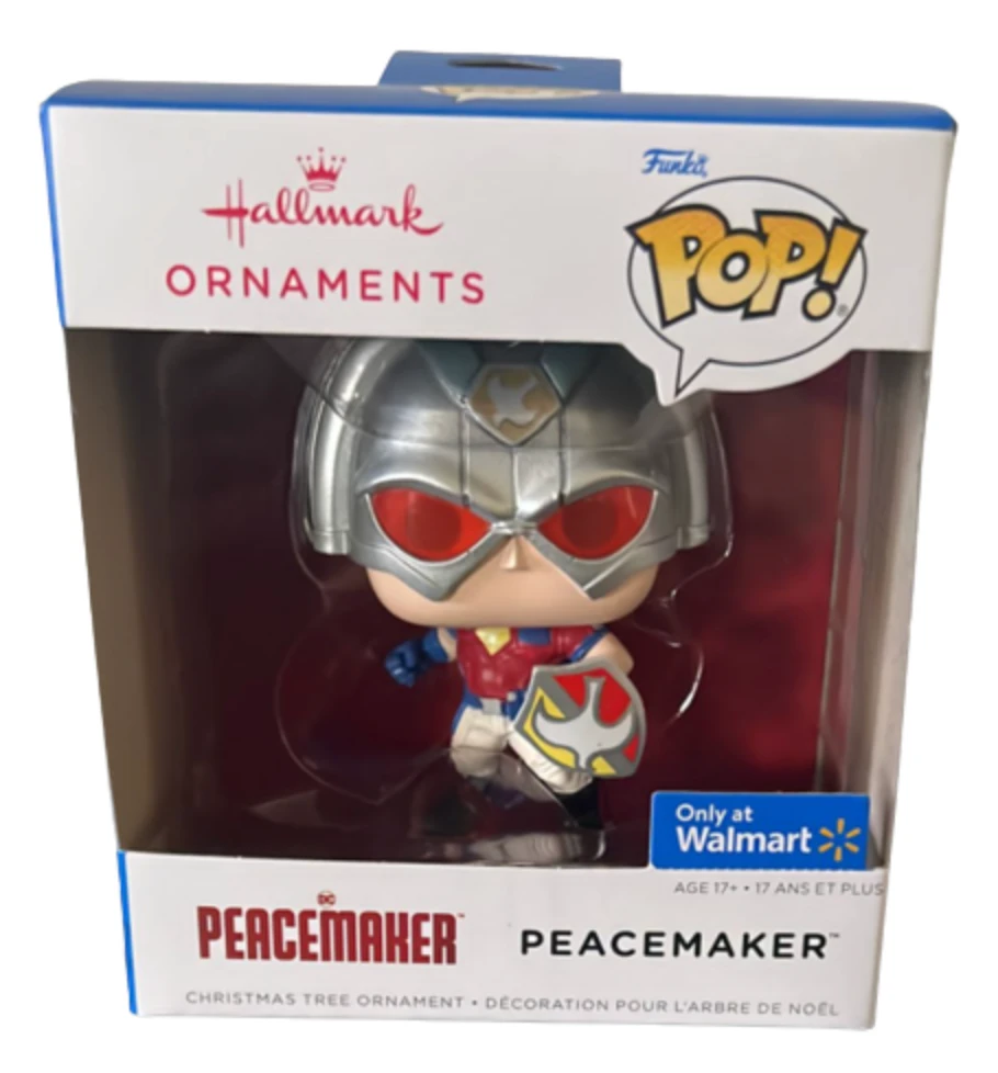 Hallmark Funko Pop! Peacemaker Christmas Ornament Exclusive New With Box 1 Hallmark Funko Pop! Peacemaker Christmas Ornament Exclusive New With Box