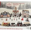 Holiday Time Battery Powered Model Train Set Christmas Village New With Box