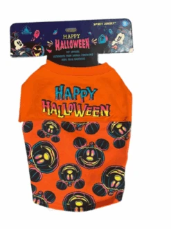 Disney Parks Happy Halloween Mickey Pumpkin Spirit Jersey Pets Size S New Card -I Love Characters a50346ed 0bbe 582f 8ba3 2d52682699e6