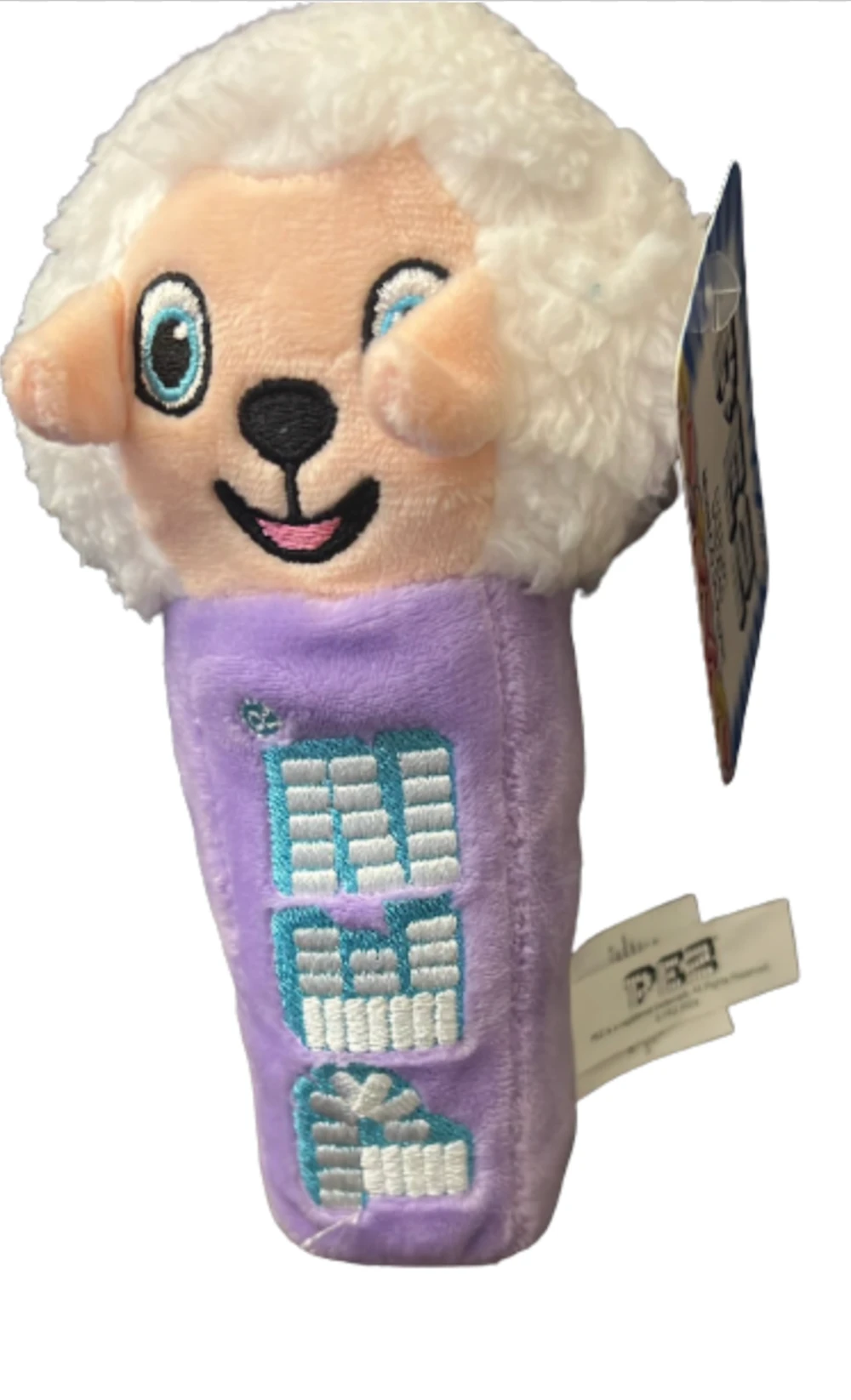 Pez Dispenser 2023 Purple Easter Spring Lamb Sheep 7" Plush New With Tag 3 Pez Dispenser 2023 Purple Easter Spring Lamb Sheep 7" Plush New With Tag - Image 3