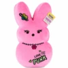 Peeps Easter Peep Bunny Pink Emo Love Punk 15in Plush New With Tag