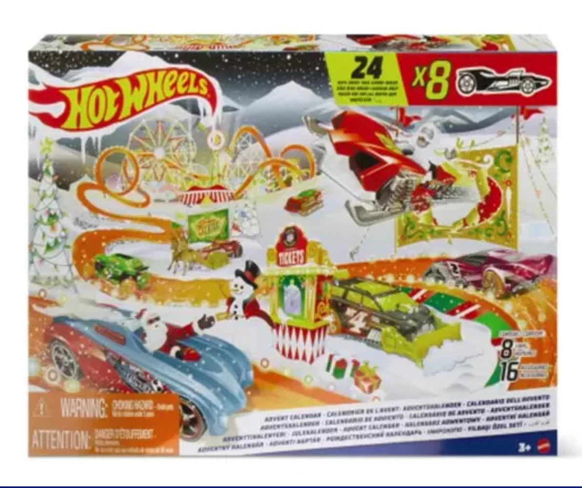 Mattel Hot Wheels 2022 Christmas Advent Calendar 24 Days Playset New With Box 1 Mattel Hot Wheels 2022 Christmas Advent Calendar 24 Days Playset New With Box