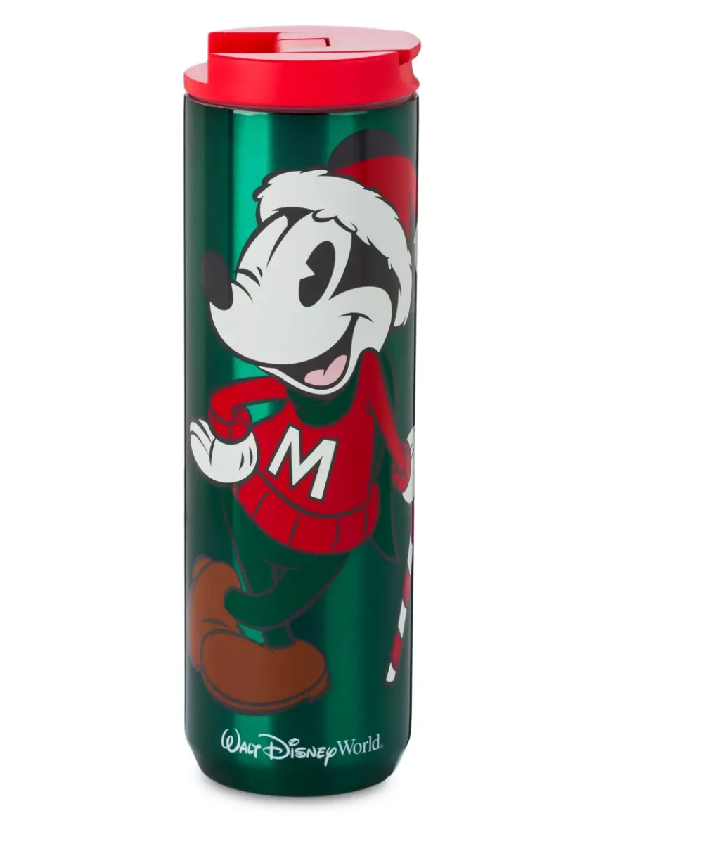 Disney WDW Mickey Santa Stainless Steel Christmas Travel Tumbler New 1 Disney WDW Mickey Santa Stainless Steel Christmas Travel Tumbler New
