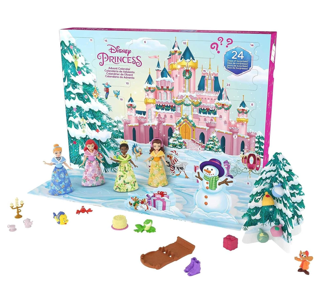 Disney Princess Advent Calendar, 24 Days Of Surprises Exclusive New With Box 1 Disney Princess Advent Calendar, 24 Days Of Surprises Exclusive New With Box