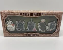 Disney Halloween Fearly Departed Tombstone Pin Set Of 5 Limited New With Box -I Love Characters b756983b 71c8 593d 972d ac7256d5addf