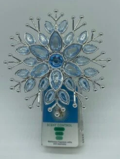 Bath And Body Works Christmas Snowflake Wallflowers Scent Control Nightlight New