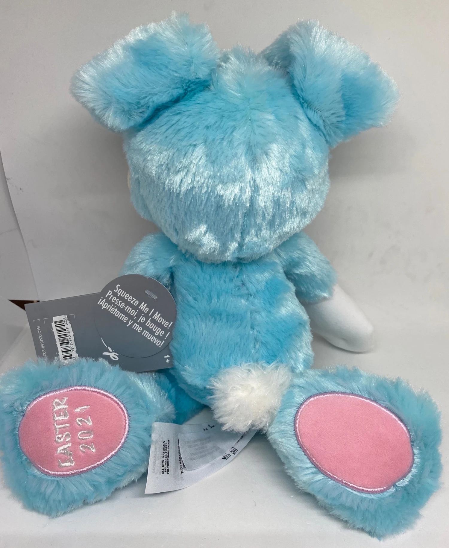 Disney 2021 Mickey Easter Bunny Plush Squeeze Me I Move New With Tag 2 Disney 2021 Mickey Easter Bunny Plush Squeeze Me I Move New With Tag - Image 2