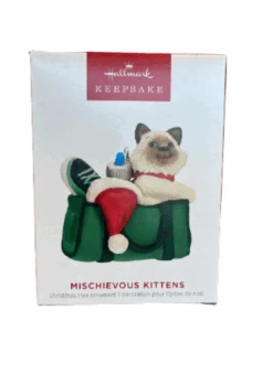 Hallmark 2023 Keepsake Mischievous Kittens Christmas Ornament New With Box