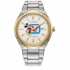 Disney WDW 50th Vault Timepiece Mickey Stainless Steel Watch Adults Citizen New