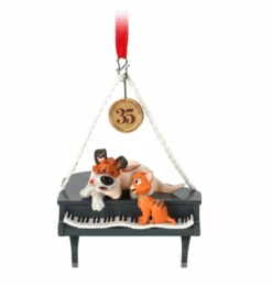 Disney 35th Oliver & Company Legacy Sketchbook Christmas Tree Ornament New W Tag