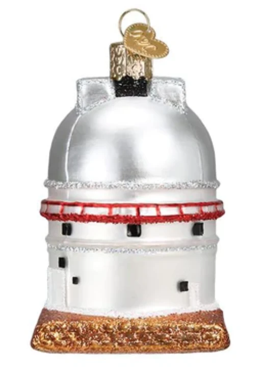 Old World Christmas Observatory Glass Christmas Ornament New With Box 2 Old World Christmas Observatory Glass Christmas Ornament New With Box - Image 2
