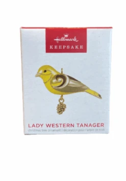 Hallmark 2023 Keepsake Mini Lady Western Tanager Christmas Ornament New With Box