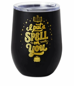 Hallmark Halloween Hocus Pocus I Put A Spell On You Stainless Steel Glass New -I Love Characters d75c70ad 1fdd 577c a716 4c583dcd155a