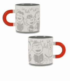 Hallmark Peanuts Gang Caroling Speckled Fa La La La La La La La Christmas Mug 16 Oz New -I Love Characters d815077e 5759 53d1 8518 c32a21453de5