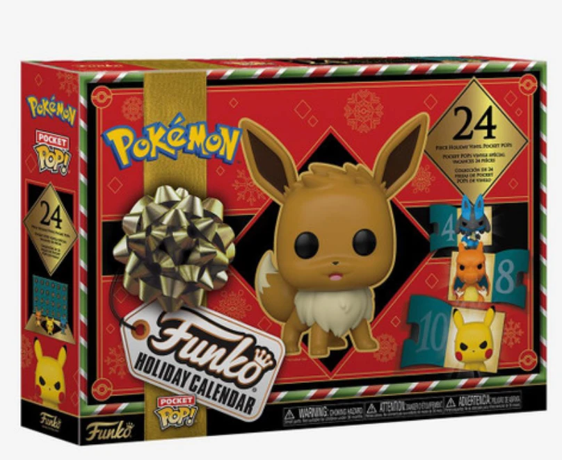 Pokemon Funko Pocket Pop! Holiday 24 Day Advent Calendar New With Box 3 Pokemon Funko Pocket Pop! Holiday 24 Day Advent Calendar New With Box - Image 3