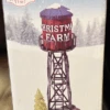 Holiday Time Water Tower Christmas Farm Figurine New With Box