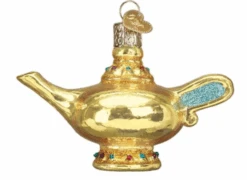Old World Christmas Magic Lamp Glass Christmas Ornament New With Box