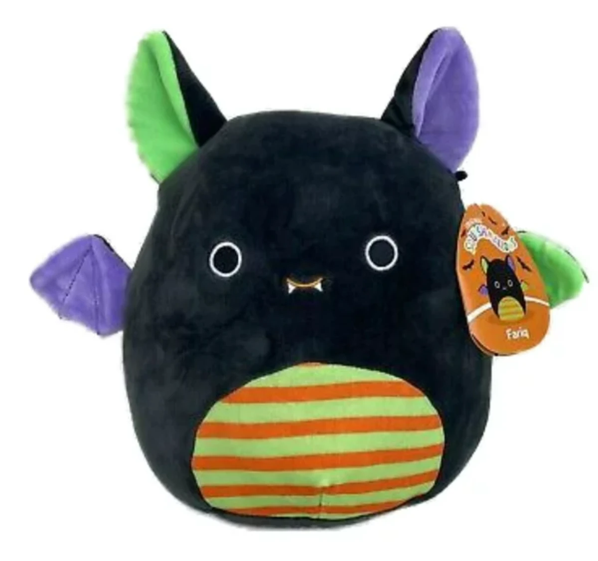 Original Squishmallows Halloween Fariq The Bat 6" Plush New With Tag 2 Original Squishmallows Halloween Fariq The Bat 6" Plush New With Tag - Image 2