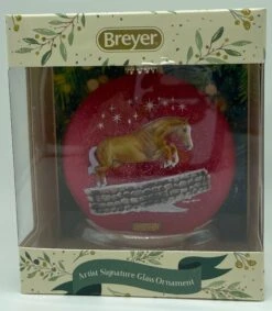 Breyer Horses 2021 Holiday Thoroughbred And Warmblood Christmas Ornament New