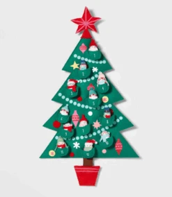 Wondershop Hanging Advent Calendar 12 Days To Christmas With Birds Ornament New