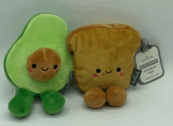 Hallmark Valentine Better Together Avocado And Toast Magnetic Plush New W Tag