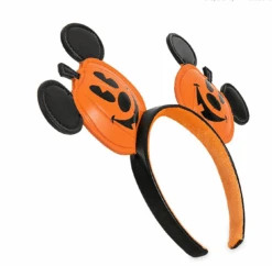 Disney Parks Halloween Mickey Mouse Jack-o'-Lantern Ear Headband New With Tag -I Love Characters eed55731 2126 5735 9aeb 1c5b8aa1ab77
