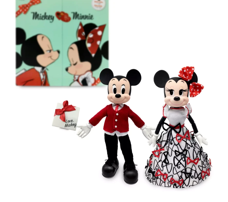 Disney Mickey And Minnie Limited Edition Valentine's Day Doll Set New With Box 4 Disney Mickey And Minnie Limited Edition Valentine's Day Doll Set New With Box - Image 4