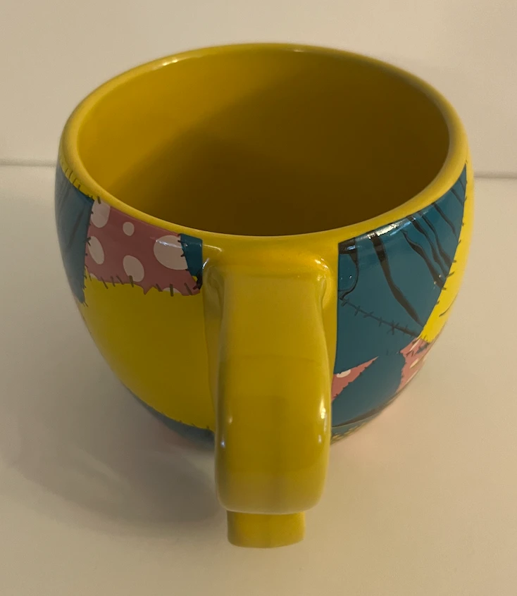 Disney Nightmare Before Christmas Jack Sally Halloween Yellow Coffee Mug New 2 Disney Nightmare Before Christmas Jack Sally Halloween Yellow Coffee Mug New - Image 2