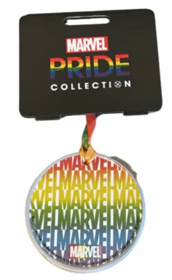 Disney Parks Marvel Pride Collection Strong Disc Christmas Ornament New With Tag