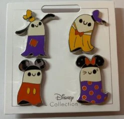 Disney Halloween 2021 Ghosts Mickey Minnie Donald Goofy Pin Set New With Card -I Love Characters fbb7c1a3 50b8 5119 a698 49af93df45b9