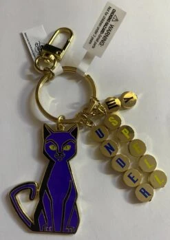 Disney Parks Halloween 2021 Hocus Pocus Binx Under My Spell Keychain New W Tag